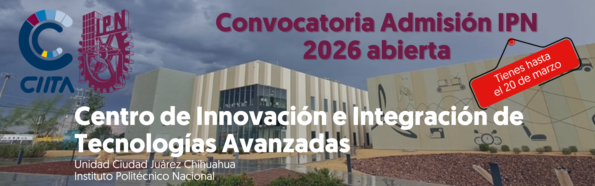 Explanada del CIITA Unidad Ciudad Juarez Chihuahua